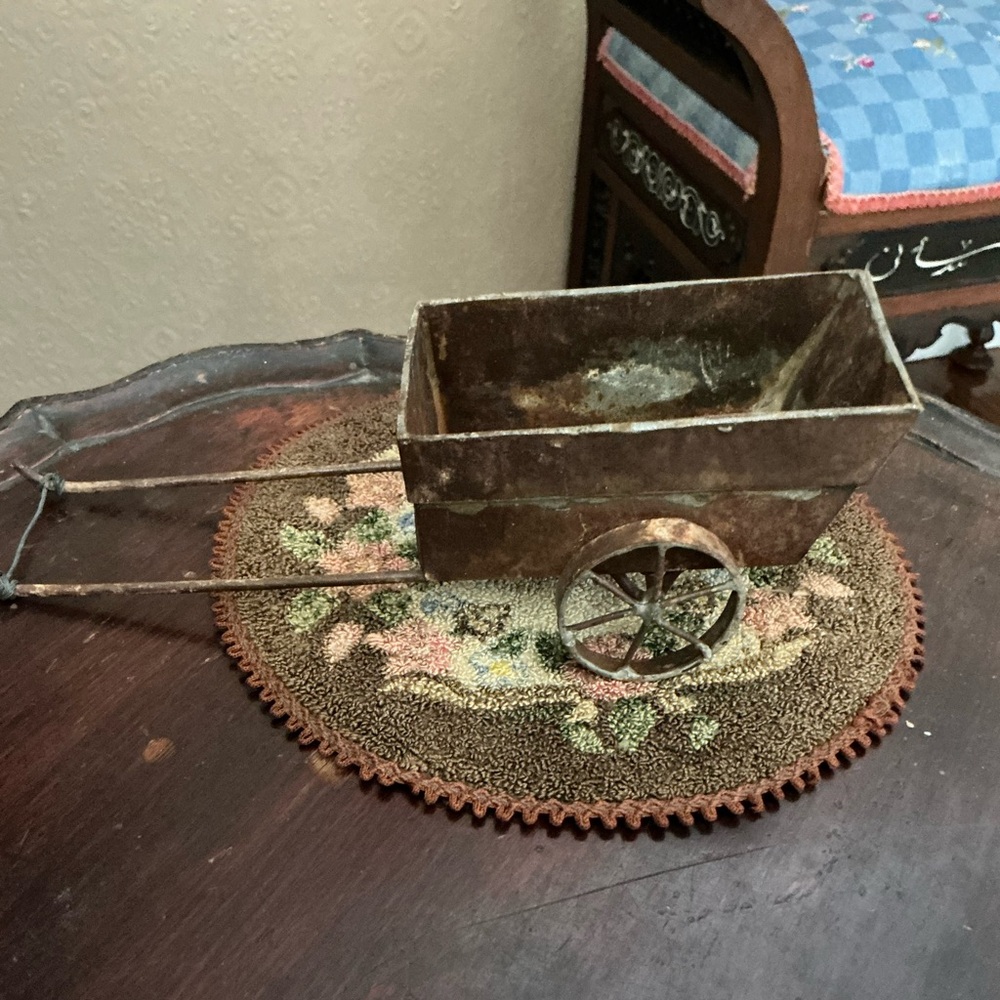 Vintage toy cart